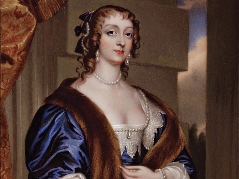 1779-Henry Pierce Bone - Lady Margaret Feilding, duchessa di Hamilton di Henry Pierce Bone da Anthony van Dyck